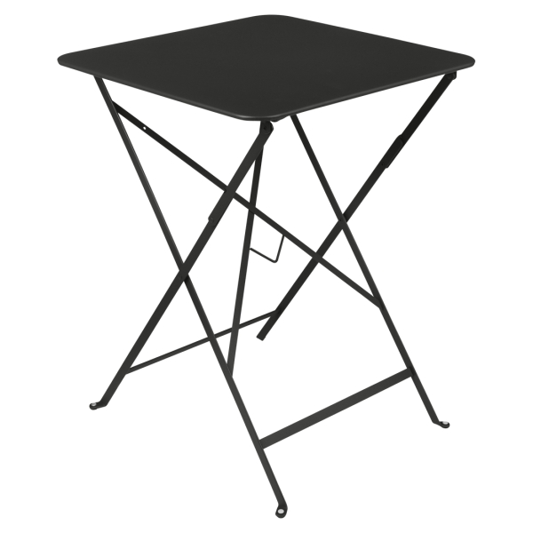 Bistro metall fällbord liquorice 57x57H74
