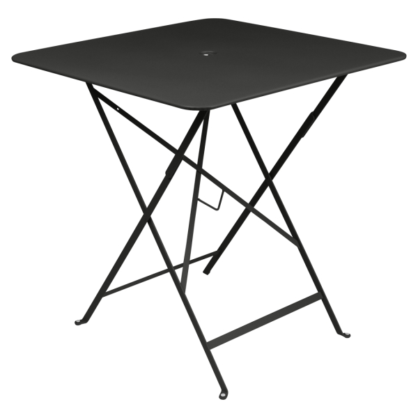 Bistro metall fällbord liquorice 71x71H74