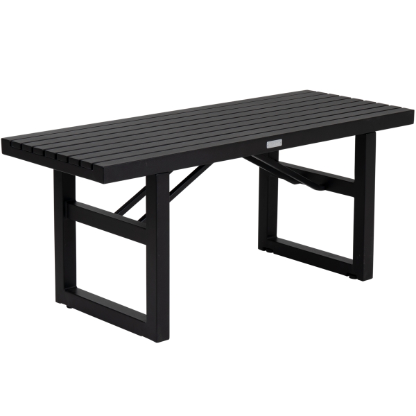 Vevi bänk svart 105 cm