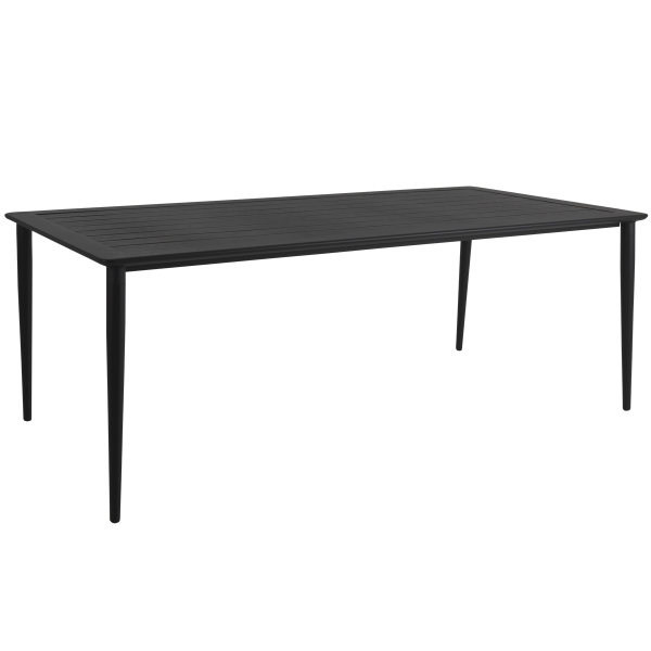 Nimes matbord svart 200x98H73