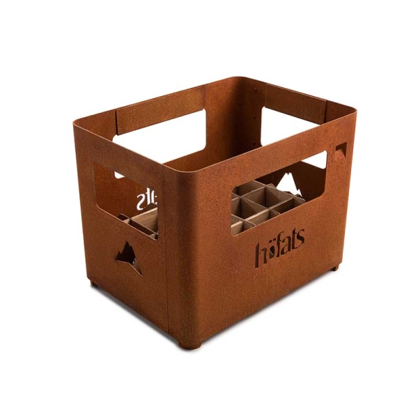 BEER BOX Fire basket rusty - Bild 2