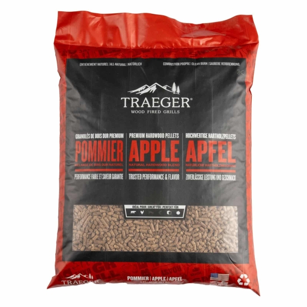 Traeger träpellets äpple