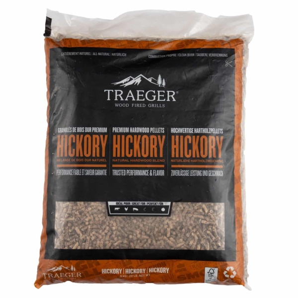 Traeger träpellets hickory