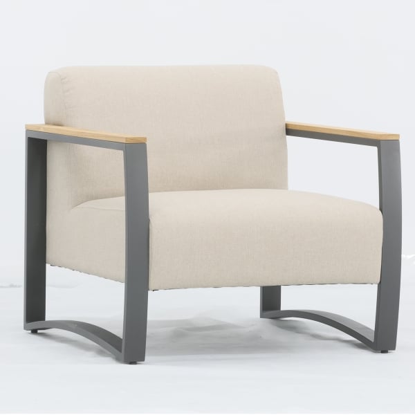 Julia Fåtölj beige/svart