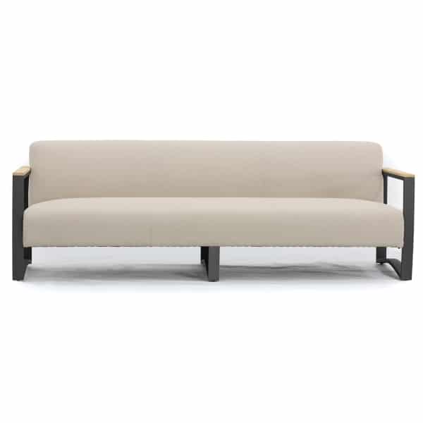 Julia 3-sits soffa beige/svart