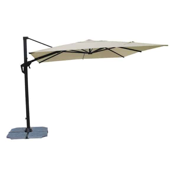 Lex Frihängande parasoll 3x3m beige