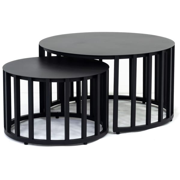 Pillar Soffbord 2-set svart