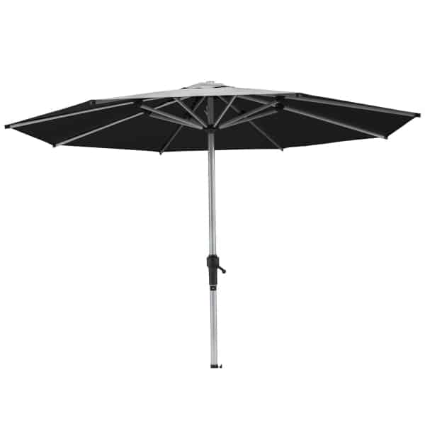 Lex Aluminium parasoll 3.5m mörk grå