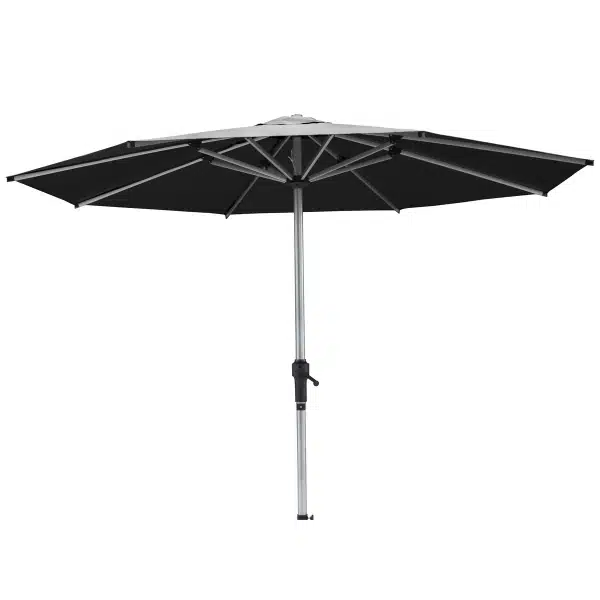 Lex Aluminium parasoll 3.5m mörk grå