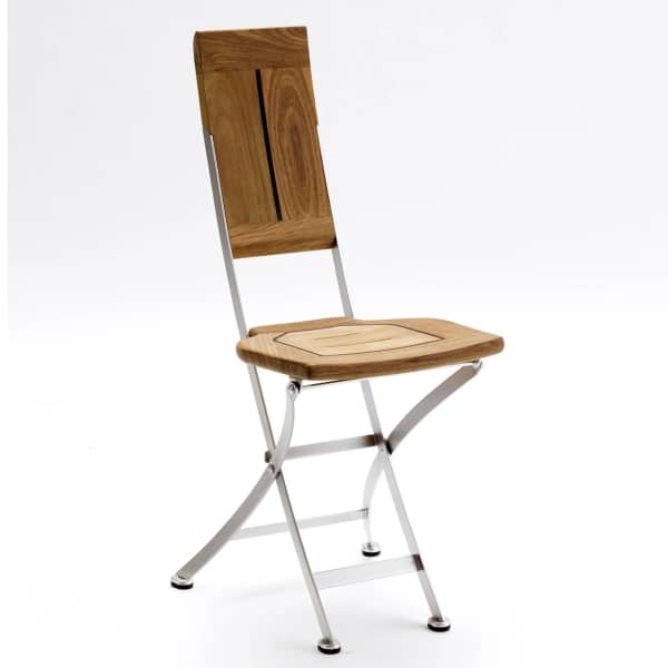 Cappuccino klappstol teak