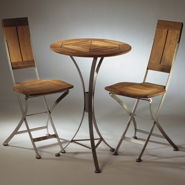 Cappuccino Caféset teak 60 cm