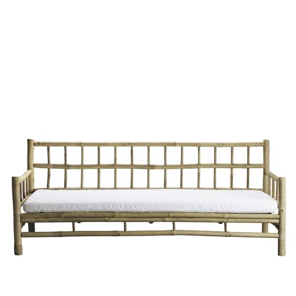 Bambu loungesoffa Bamcouch White 177x76H70