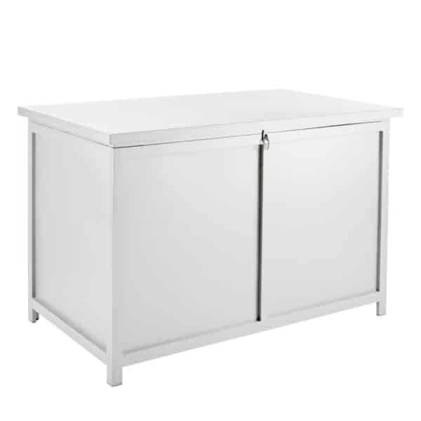 Hide dynlåda vit 125x75H81